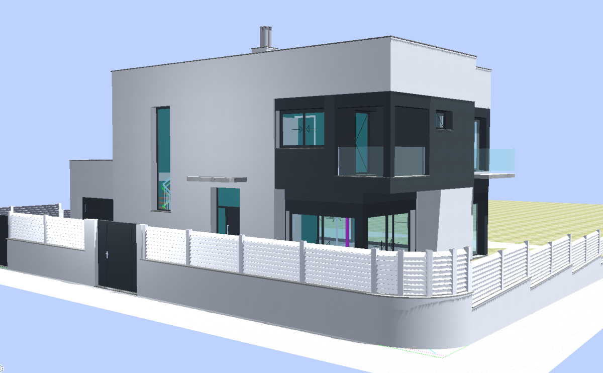 Habitatge aïllat amb jardi alçat